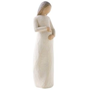 Willow Tree Cherish Pregnancy New Baby Figurine